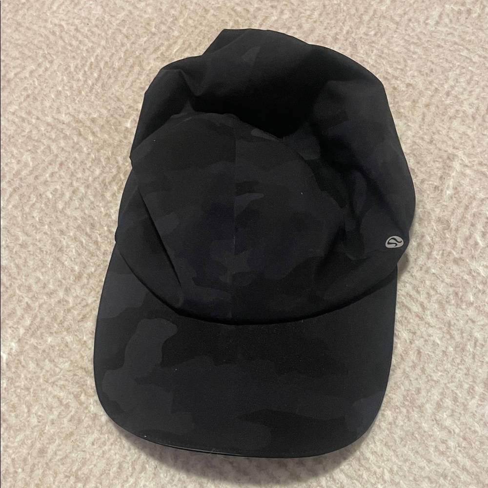 Lululemon Athletica Black Camouflage Hat